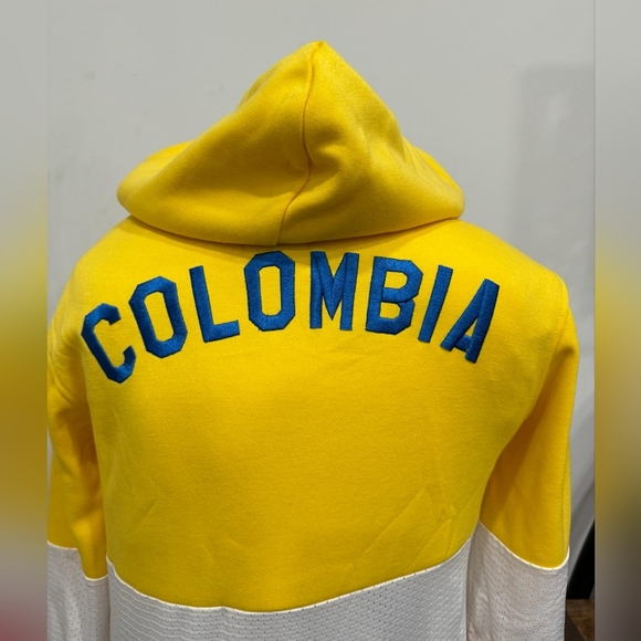 NO DEAL "Colombia" Horizontal ColorBlocked Hoodie /LE/ Mens size S/NWOT - Picture 5 of 6